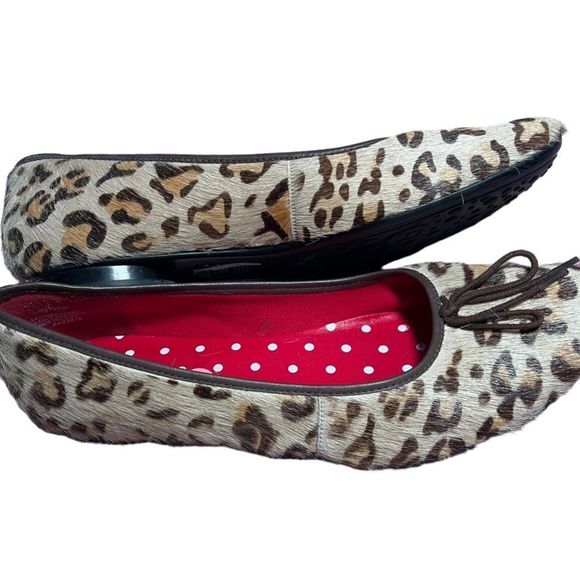 Kenneth Cole Reaction size 9 calf hair ballet flats EUC - Picture 8 of 13